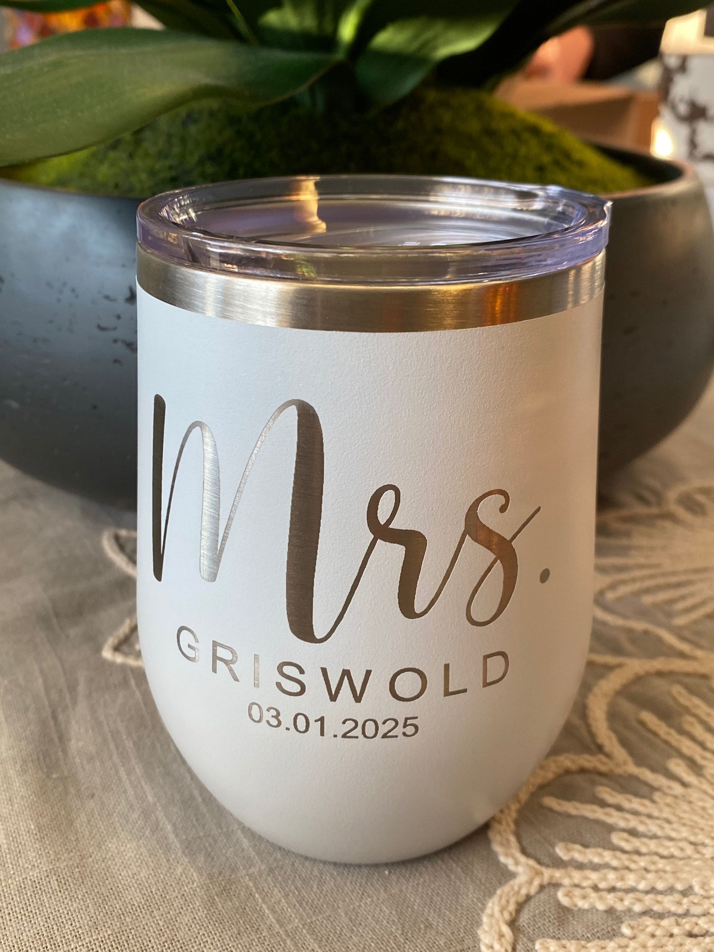 Mr & Mrs. Wine Tumblers