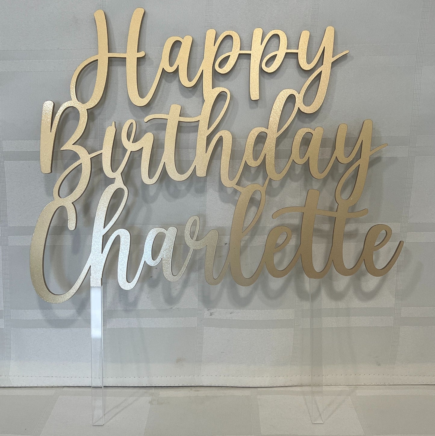 Personalized Birthday Cake Topper