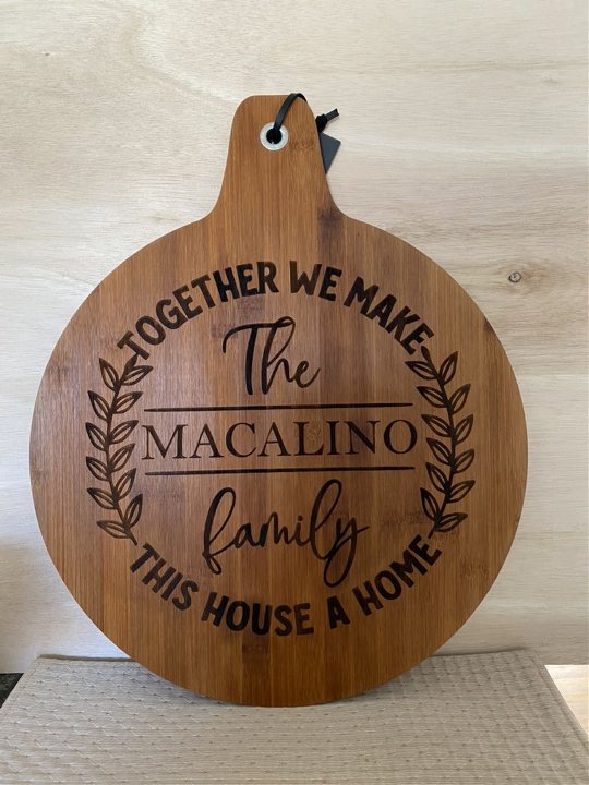 Personalized Pizza Board