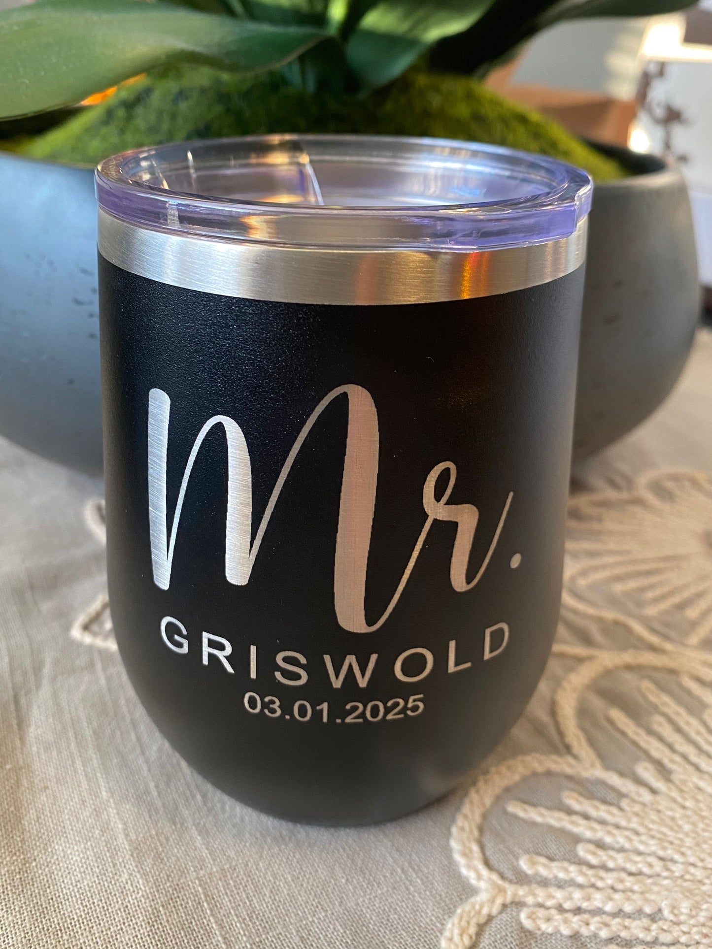 Mr & Mrs. Wine Tumblers