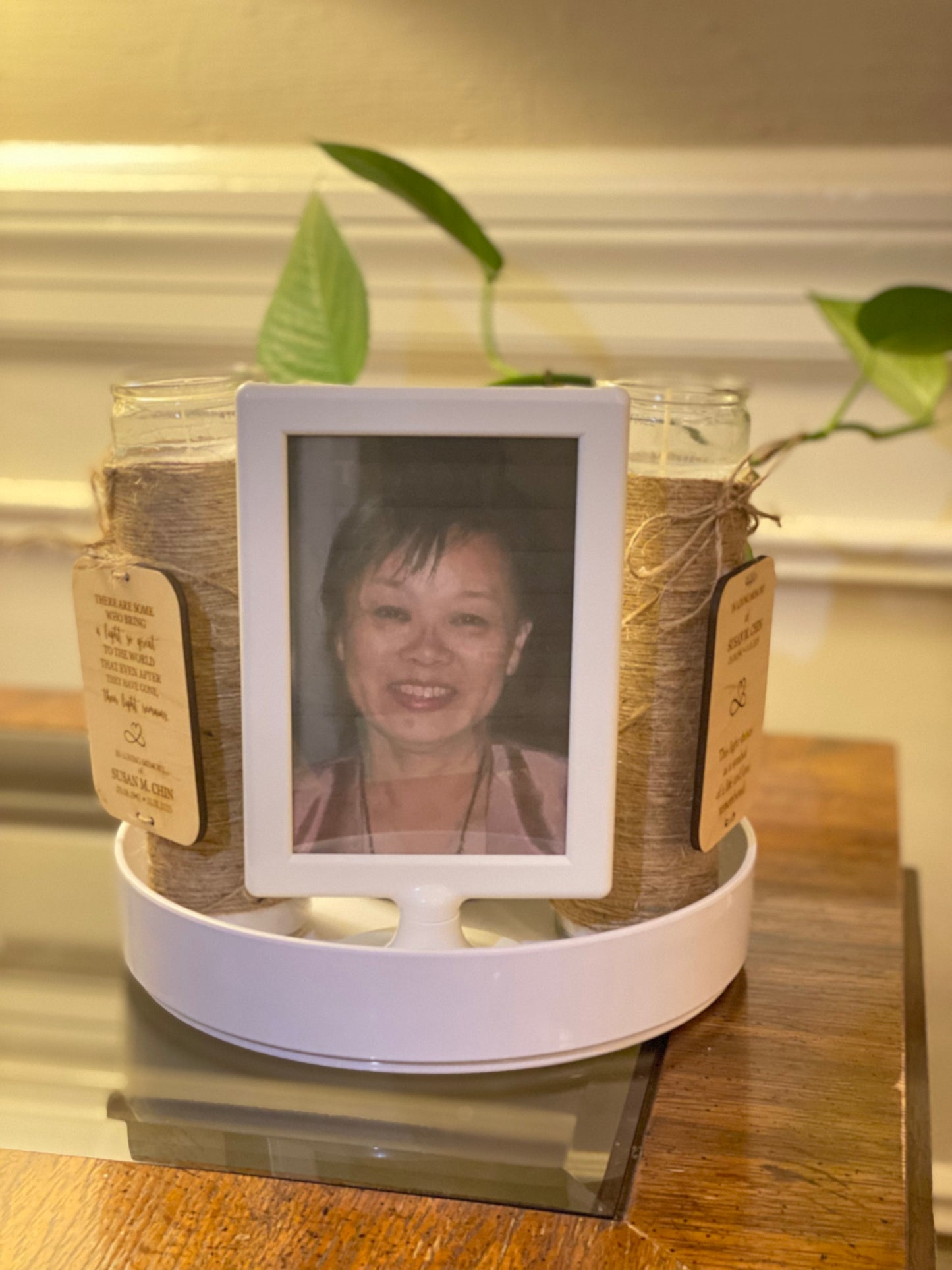 Personalized Memorial Tray