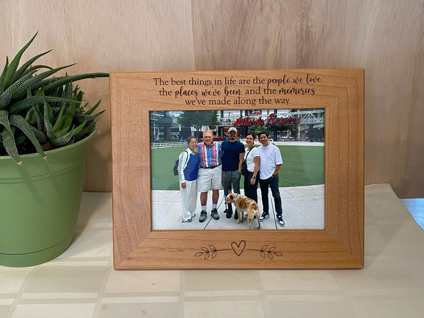 Personalized Picture Frame - Treasure the Moments