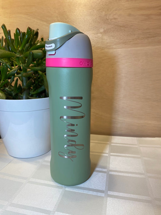 24 OZ Personalized Owala Water Bottle - Special Order Only