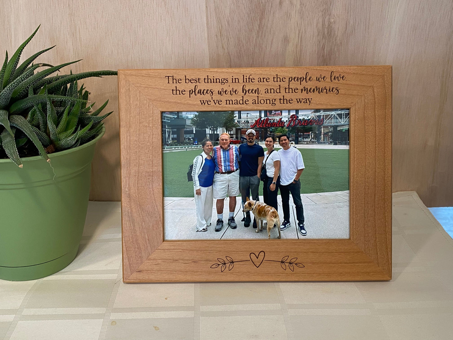 Personalized Picture Frame - Treasure the Moments
