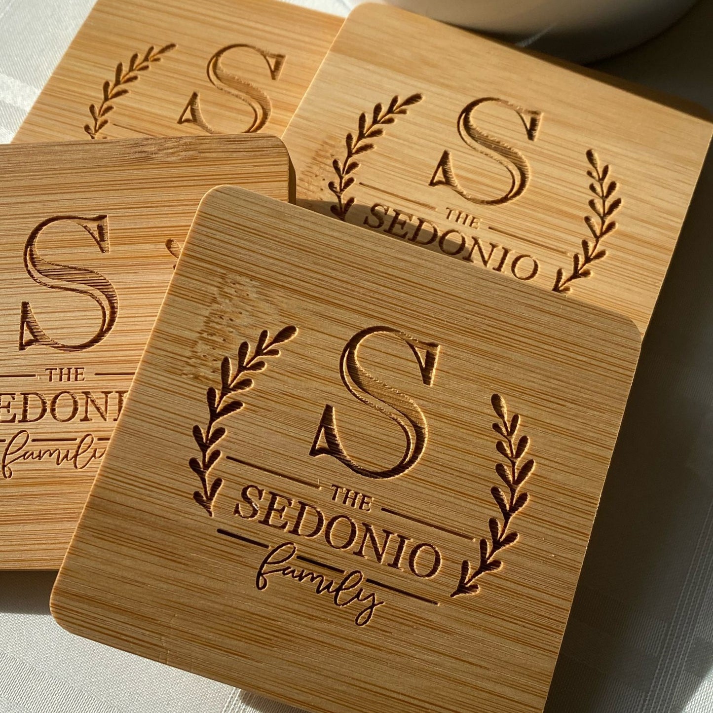 Square Bamboo Coasters