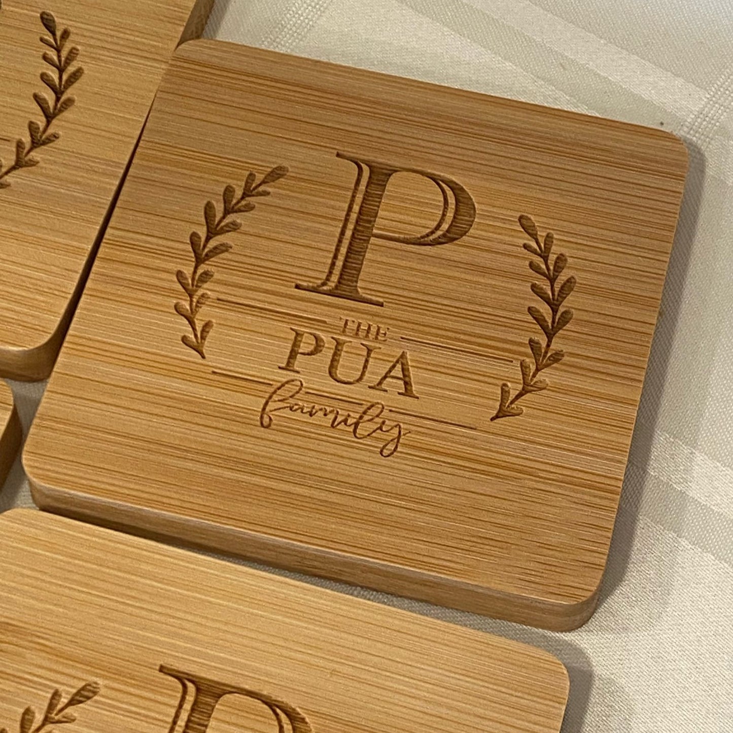Square Bamboo Coasters