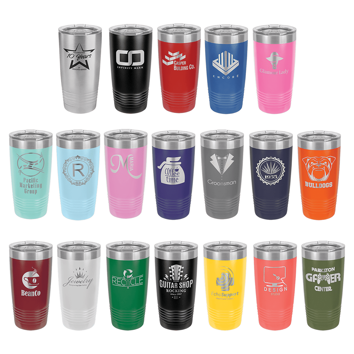 20 oz Personalized Coffee Tumbler