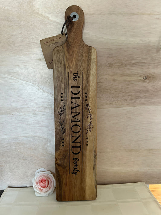 Personalized Bread Board