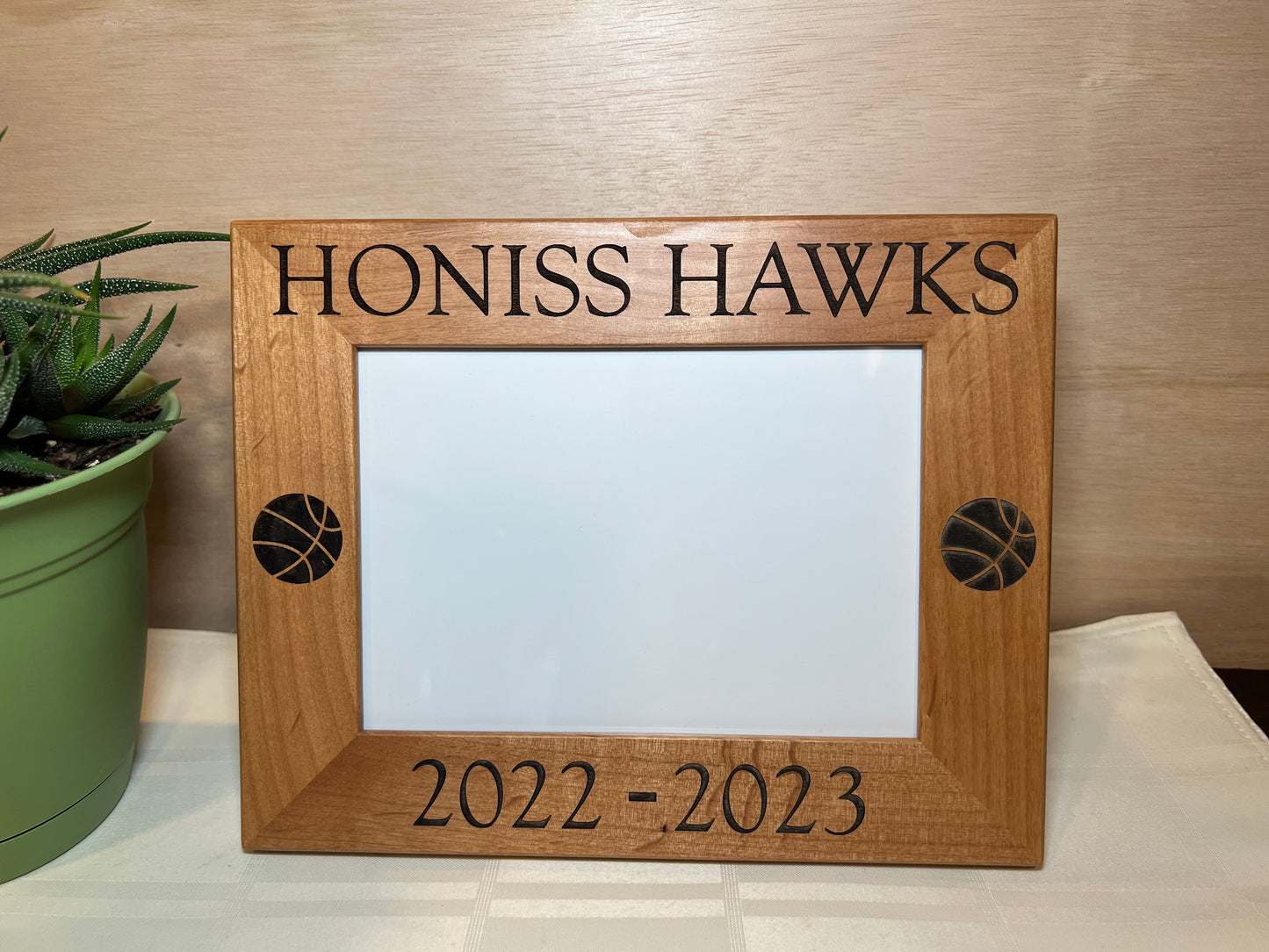 Personalized Picture Frame with Team Name