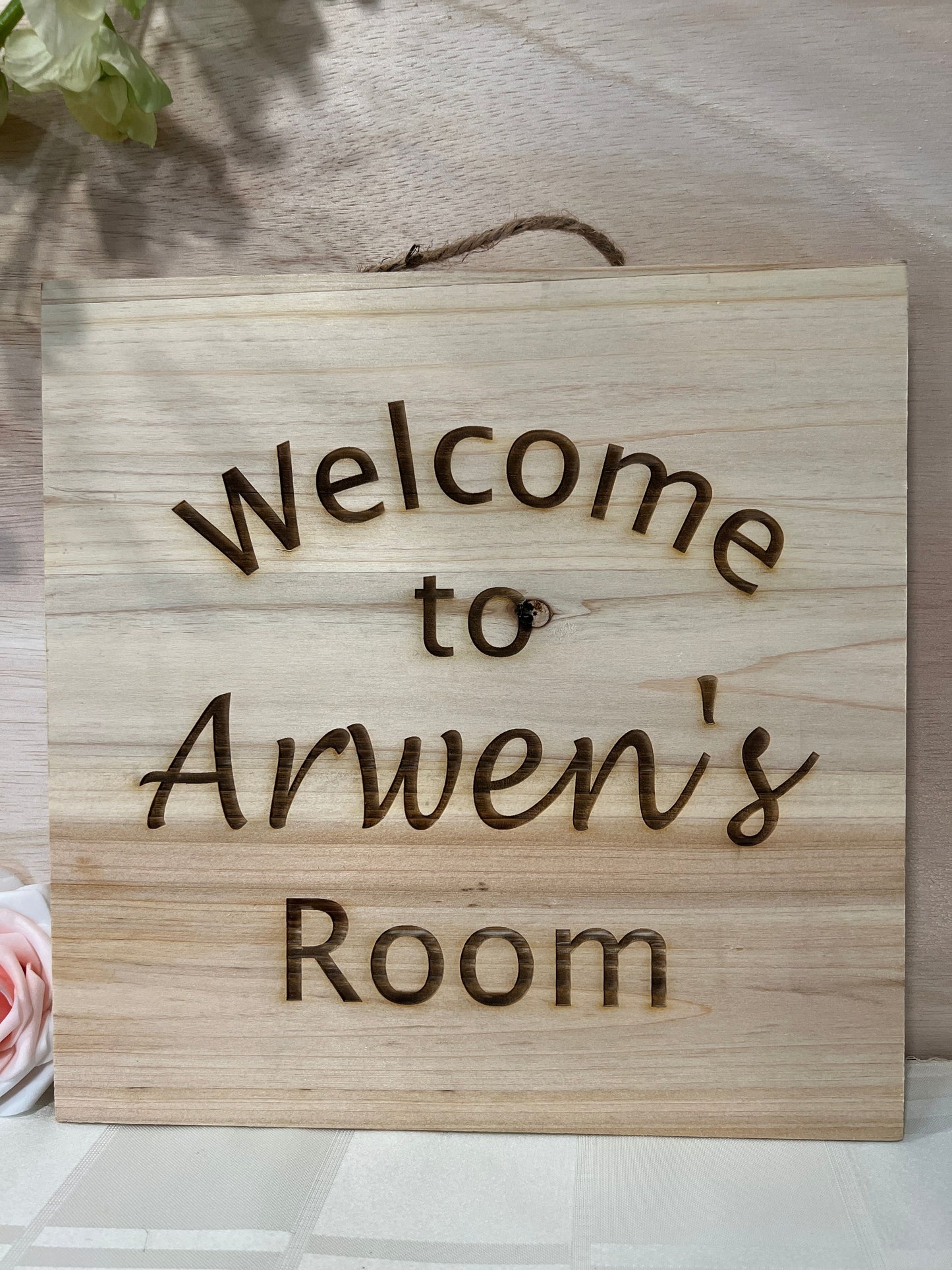 10 x 10 Wooden Sign
