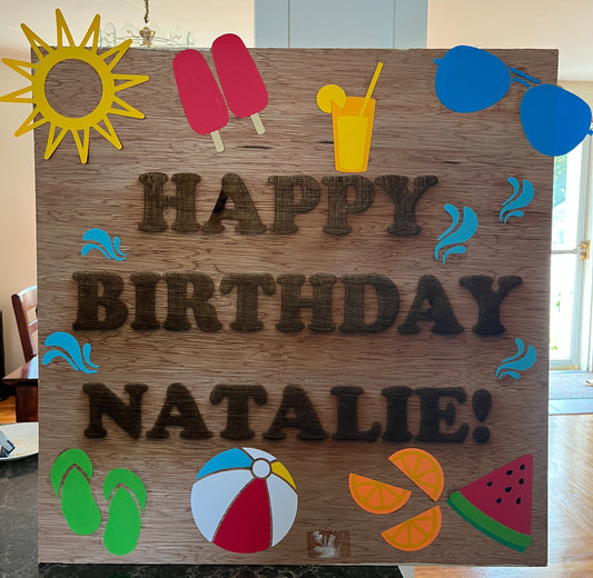 Happy Birthday Sign