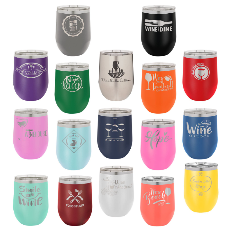 12 oz Personalized Wine Tumbler