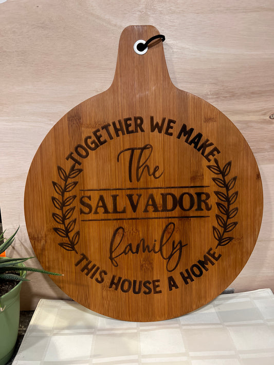 Personalized Pizza Board