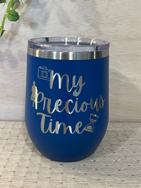 12 oz Wine Tumbler with Custom Design
