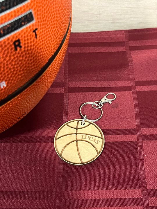 Personalized Basketball Lunch Bag Tag