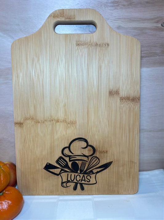Personalized Bamboo Cutting Board
