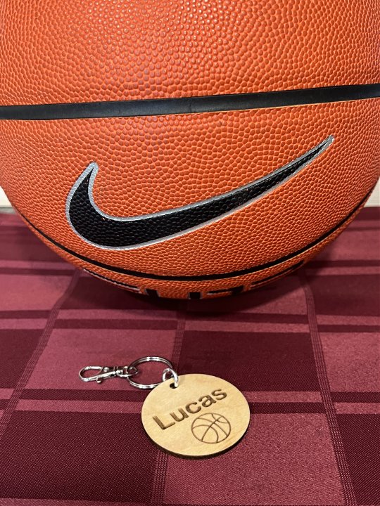Personalized Basketball Lunch Bag Tags
