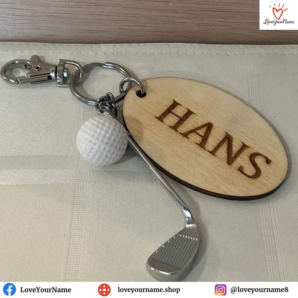 Personalized Golf Backpack Tag