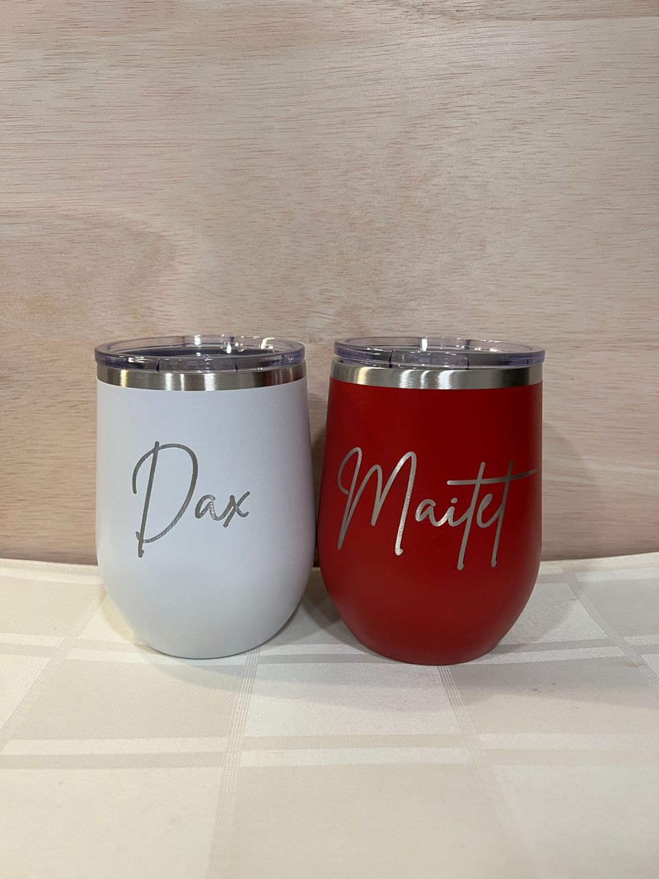 12 oz Personalized Wine Tumbler
