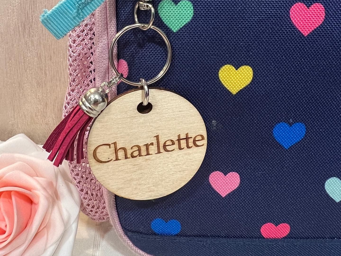 Personalized Round Lunch Bag Tags